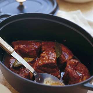 Braised Pork Belly with Chilies