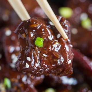 Sticky Honey Garlic Beef