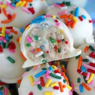 No Bake Cake Batter Truffles