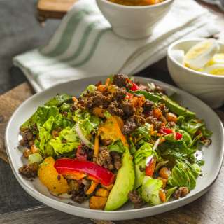 Spiced Beef Salad with Chimichurri