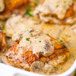 Creamy Chicken and Mushroom Casserole