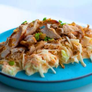 Shredded Chicken Breast with Coleslaw