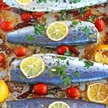 Healthy Oven Roasted Spanish Mackerel