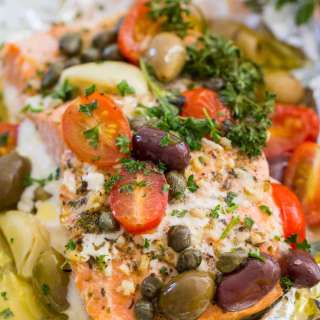 Mediterranean Salmon Foil Packets