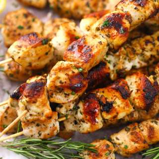 Keto Italian Chicken Skewers