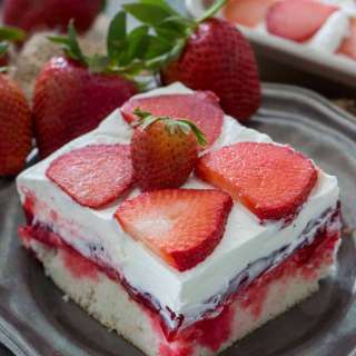 Best Strawberry Poke Cake