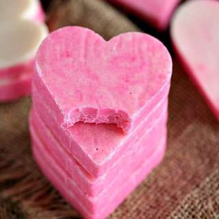 Pink White Chocolate Fudge