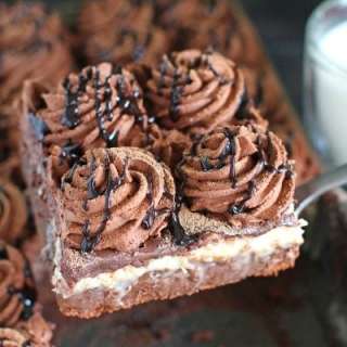 German Chocolate Poke Cake
