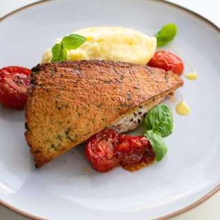Parmesan Herb Crusted Chicken w/ Mashed Potatoes