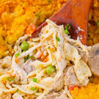 Turkey Tetrazzini Casserole
