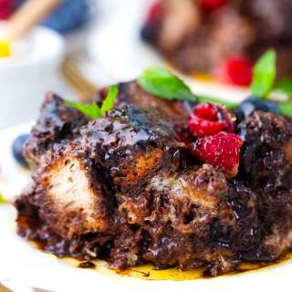 Chocolate French Toast Casserole