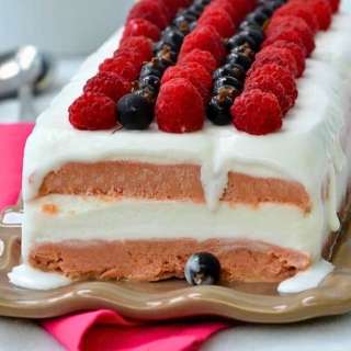 Whipped Cream & Raspberry Ice Cream
