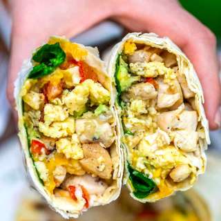 California Chicken Breakfast Burrito