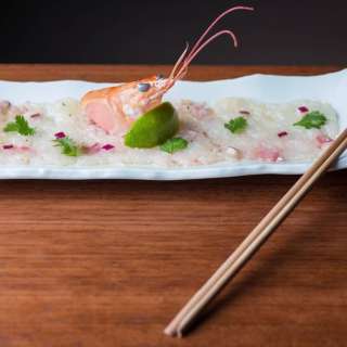Langoustine Carpaccio with Citrus Dressing