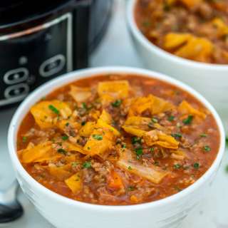 Slow Cooker Cabbage Roll Soup
