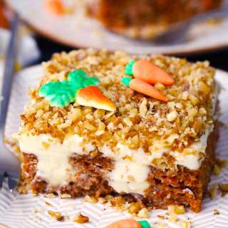 Carrot Cake Poke Cake