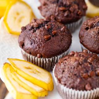 Chocolate Banana Muffins