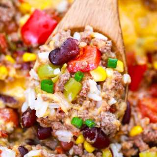 Slow Cooker Taco Casserole