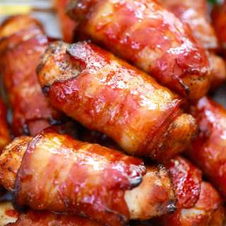 Air Fryer Bacon Wrapped Chicken Tenders
