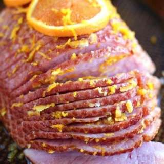 Slow Cooker Brown Sugar Ham with Orange Glaze