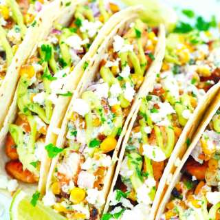 Mexican Street Corn Chicken Tacos