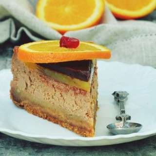 Nutella Cheesecake w/ Oranges