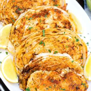 Air Fryer Cabbage Steaks