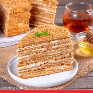 Medovyk (Layered Honey Cake)