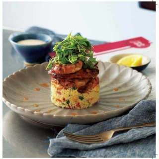 Chili Garlic Prawns with Couscous Salad