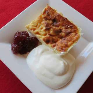Ostkaka/ Swedish Cheesecake