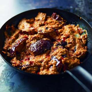Eggplant in Mustard Gravy (Baigan Saiso)