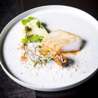 Cod With Cauliflower Mousseline and Xérès Emulsion