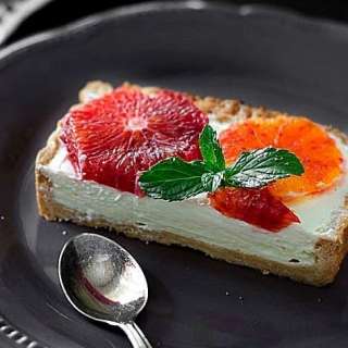 Blood Orange & Lemon Mousse Cake