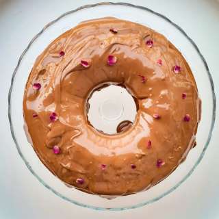 Glazed Peanut Butter Cake