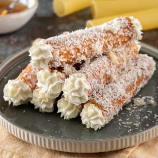 Cannolis with Cream Cheese Filling