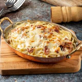 Baked Spaghetti Carbonara