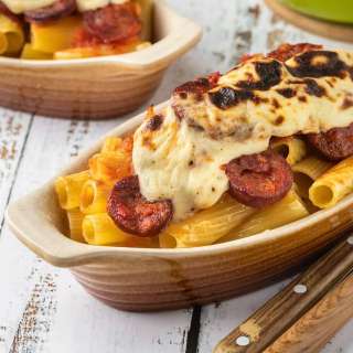Baked Rigatoni with Country Sausage