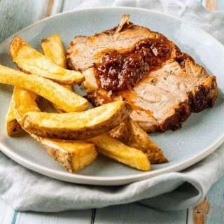 Braised Pork with Tomato Sauce (Rosto Naxos, Greece)