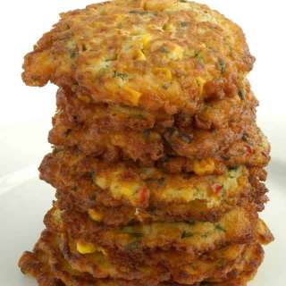Corn Fritters with Cilantro