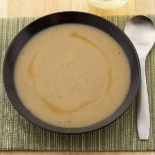 Eggplant Soup with Miso and Chili