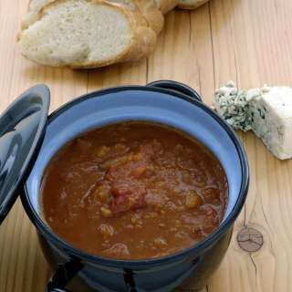Roast Vegetable Soup w/ Basil