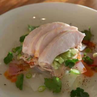 Shredded Chicken w/ Rice Noodles & Sesame Paste