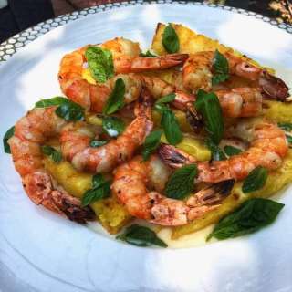 Grilled Shrimp With Chili & Pineapple