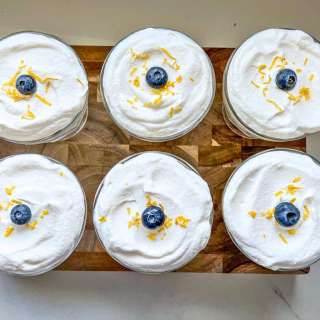 Lemon Blueberry Baked Oatmeal Cups