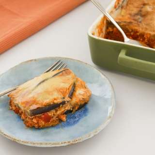 Vegan Moussaka with Eggplant, Tofu and Vegan Bechamel