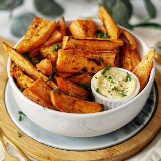 Crispy, Roasted Sweet Potatoes