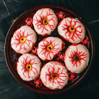 Halloween Donut Eyes