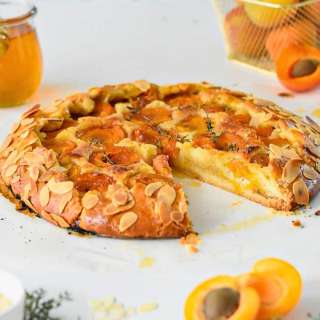 Apricot Galette with Frangipane Cream
