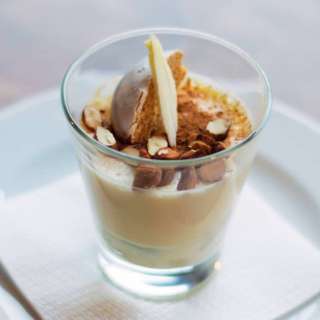 White Chocolate Mousse w/ Gingerbread