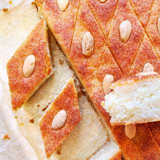 Basbousa (Middle Eastern Semolina Cake)